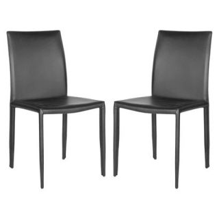 Dining Chair: Safavieh Geneva Dining Chair   Black   Set of 2