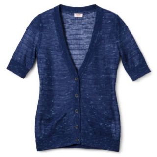 Mossimo Supply Co. Juniors Short Sleeve Cardigan   Blue L(11 13)