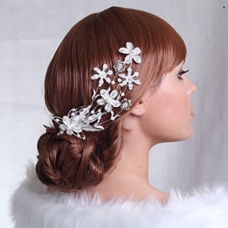 Luxurious Alloy Hair Combs with Rhinestone for Wedding/Special Occasion Headpieces