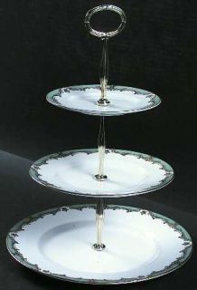 Royal Worcester Devonshire 3 Tiered Serving Tray (DP, SP, BB), Fine China Dinner