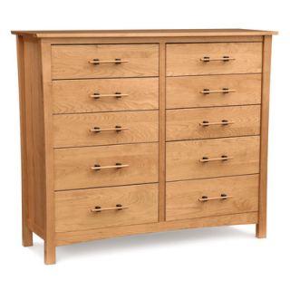 Copeland Furniture Monterey 10 Drawer Dresser 2 MNT 80 Finish Natural Cherry