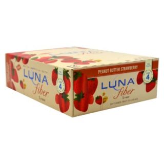 Luna Fiber Bar Peanut Butter Strawberry Energy Bar   12 Count