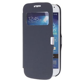 PU Leather Full Body Case with Viewable Screen for Samsung Galaxy S4 mini I9190