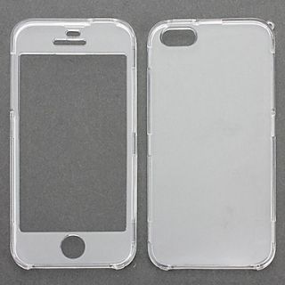 Transparent Detachable Ultrathin Full Body Case for iPhone 5/5S