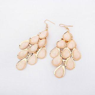 Charming Alloy Water Drop Shaped Womens Earrings (More Colors)
