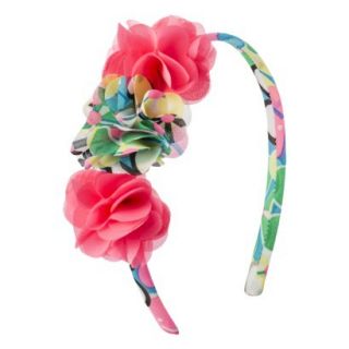 Cherokee Infant Toddler Girls Floral Headband   Multi/Coral