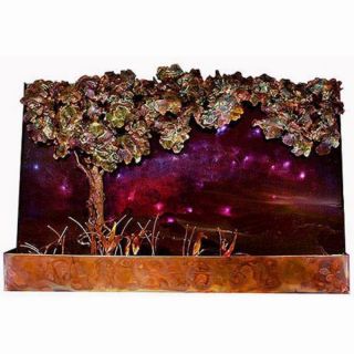 Galaxy Tree Wall Fountain with Led Lights Multicolor   HG GT 04 WB WITH LIGHTS
