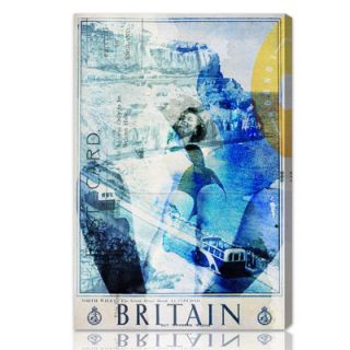 Oliver Gal Britain Graphic Art on Canvas 10319 Size: 10 x 15