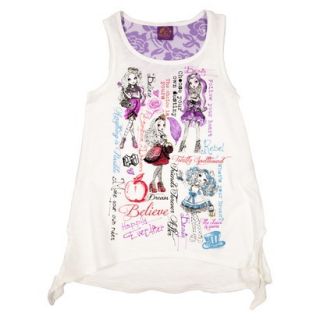 Ever After High Girls Graphic Tank   Ivory L