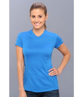 Merrell Leota Tech Tee Womens Short Sleeve Pullover (Blue)