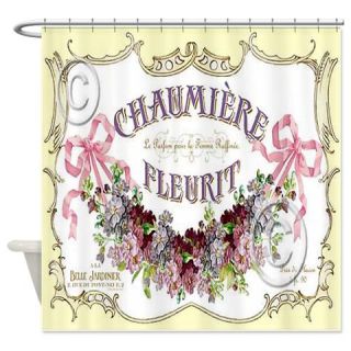CafePress Pretty Vintage French Ad Shower Curtain Free Shipping! Use code FREECART at Checkout!