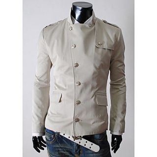 Mens Fashion Single Breasted Jacket
