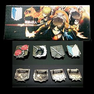 Attack on Titan The Four Part Necklace Set Cosplay Accessory