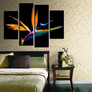 Stretched Canvas Art Botanical Strong Life Set of 4