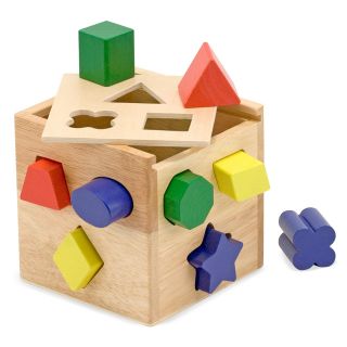 Melissa & Doug Shape Sorting Cube Learning Toy