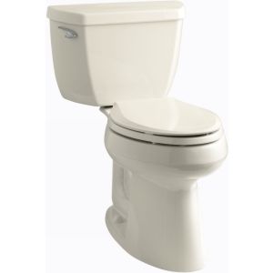 Kohler K 3713 47  Highline Classic Comfort Height Two Piece Elongated Toilet