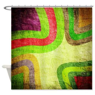 CafePress Colorful Modern Swirls Shower Curtain Free Shipping! Use code FREECART at Checkout!