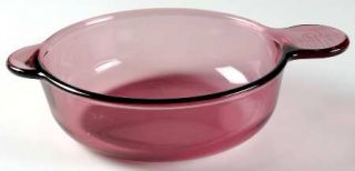 Corning Visions Cranberry Grab a Meal Bowl, Fine China Dinnerware   Solid Cranbe