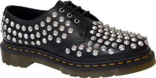 Dr. Martens Harlen Studded Shoe   Black Smooth Ornamented Shoes