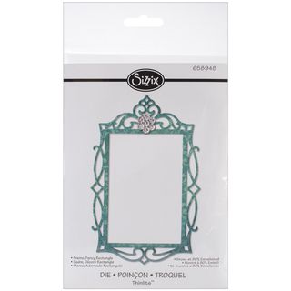 Sizzix Thinlits Die fancy Rectangle Frame