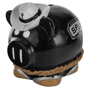 San Antonio Spurs Forever Collectibles NBA Thematic Piggy Bank Small