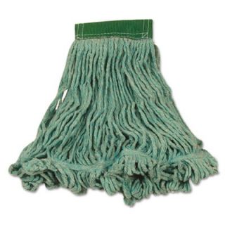 Rubbermaid Super Stitch Blend Mop Heads, Cotton/synthetic, Green