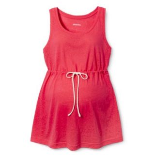 Merona Maternity Sleeveless Tie Waist Top   Coral XL