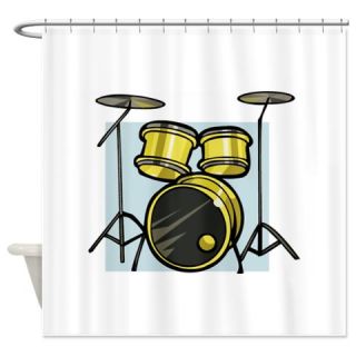  Drums Shower Curtain  Use code FREECART at Checkout