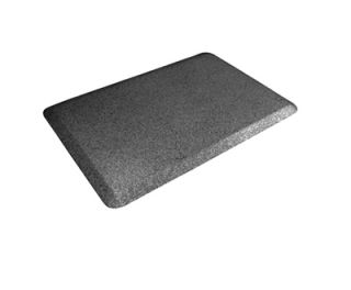 Wellness Mats Wellness Mat w/ No Trip Beveled Edge & Non Slip Material, 3x2 ft, Granite Steel