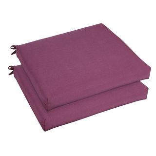 Bristol 19 inch Indoor/ Outdoor Iris Chair Cushion Set With Sunbrella Fabric