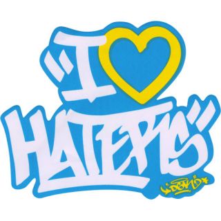 I Love Haters Sticker Blue One Size For Men 174314200
