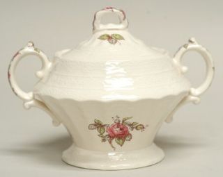 Spode Billingsley Rose Pink (2/8867,Newer) Sugar Bowl & Lid, Fine China Dinnerwa