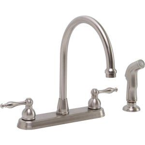 Premier Faucets 119262 Wellington Lead Free Two Handle Kitchen Faucet with Match