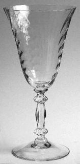 Cambridge Caprice Clear Water Goblet   Stem #300, Clear