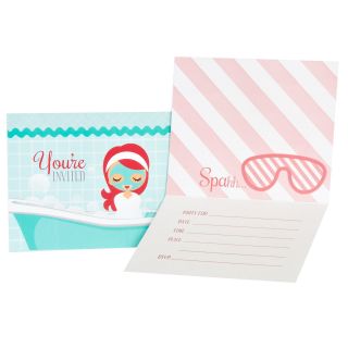 Little Spa Party Invitations