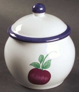 Princess House Orchard Medley Sugar Bowl & Lid, Fine China Dinnerware   Fruit On