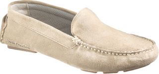 Mens Hush Puppies Monaco Slip On MT   Taupe Suede Moc Toe Shoes