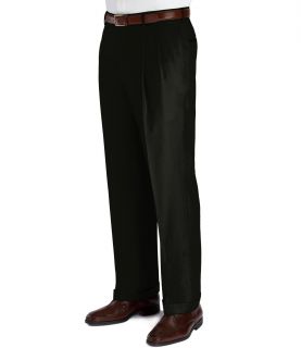 Signature Wool Gabardine Pleated Trouser Extended Sizes JoS. A. Bank