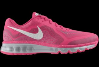 Nike Air Max 2014 iD Custom (Wide) Womens Running Shoes   Pink