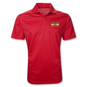 hidden Ethiopia Polo Shirt (Red)