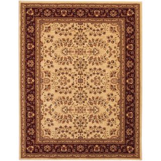 Anatolia Antique Herati/ Cream Red Area Rug (311 X 56) (CreamSecondary colors: Beige, Green, Navy, Red and TanPattern: FloralTip: We recommend the use of a non skid pad to keep the rug in place on smooth surfaces.All rug sizes are approximate. Due to the 