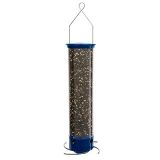 Droll Yankee Whipper 21 in. 4 Port Squirrel Proof Bird Feeder Multicolor  