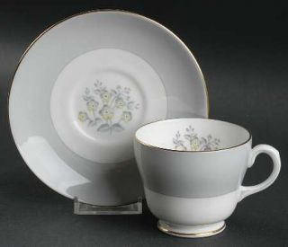 Wedgwood Grey Friar Yellow Footed Cup & Saucer Set, Fine China Dinnerware   Yell