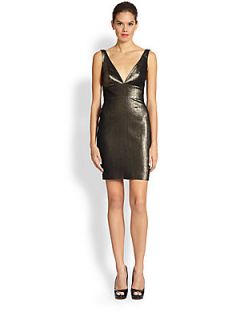 Jay Godfrey Wolfe Triangle Cup Dress   Gold