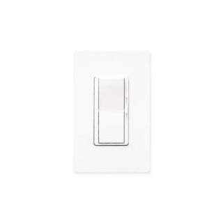 Lutron DV600PWH Dimmer Switch, 600W 1Pole Incandescent Diva Light Dimmer White