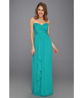 Nicole Miller Viscose GGT Strapless Gown Womens Dress (Blue)
