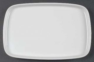 Trend Pacific Bauhaus White 9 Oval Serving Platter, Fine China Dinnerware   Sol